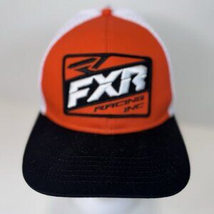 FXR Racing Adult Hat Cap Snapback Orange Black New NWT